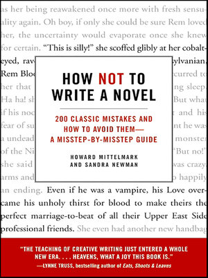 cover image of How Not to Write a Novel